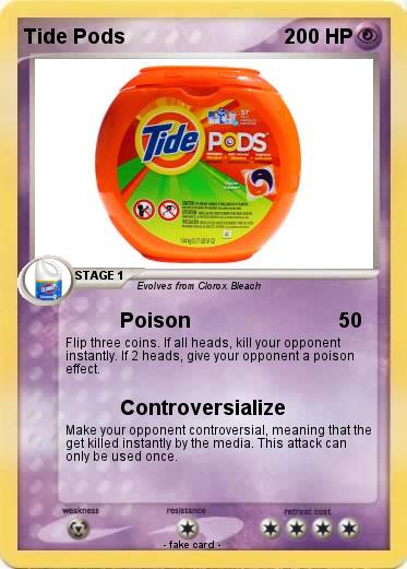 Pokemon Tide Pods