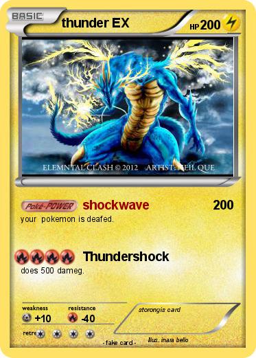 Pokemon thunder EX