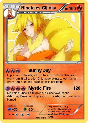 Pokemon Ninetales Gijinka