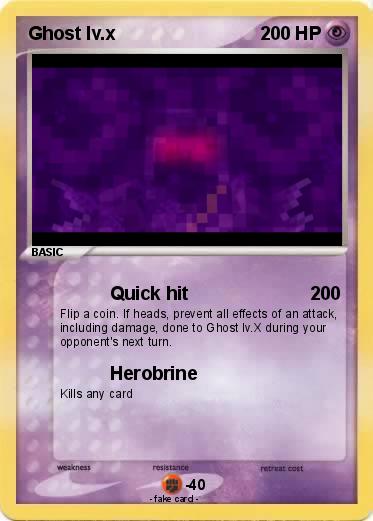 Pokemon Ghost lv.x