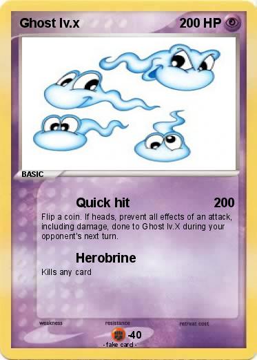 Pokemon Ghost lv.x