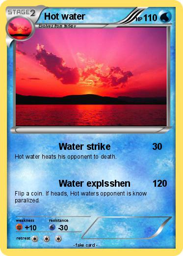 Pokemon Hot water