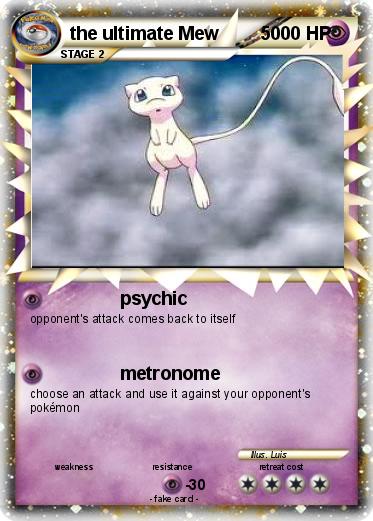 Pokemon the ultimate Mew