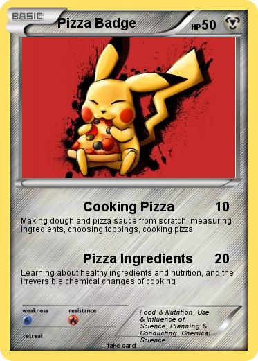 Pokemon Pizza Badge