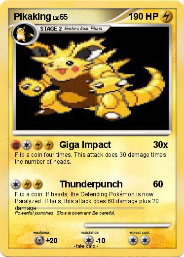 Pokemon Pikaking