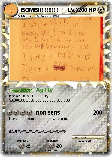 Pokemon BOMB!!!!!!!!!!!!      LV.X