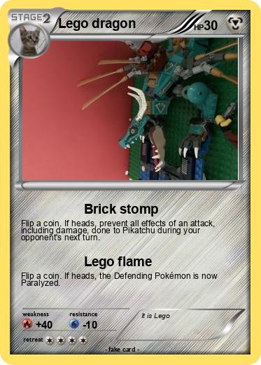 Pokemon Lego dragon