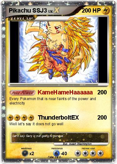 Pokemon Pikachu SSJ3