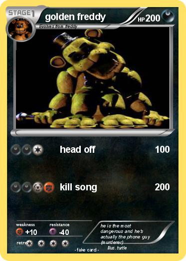 Pokemon golden freddy