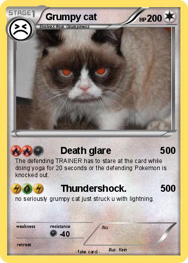 Pokemon Grumpy cat