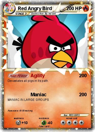 Pokemon Red Angry Bird