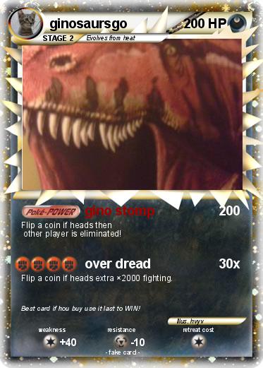 Pokemon ginosaursgo
