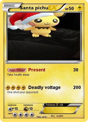 Pokemon Santa pichu