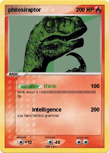 Pokemon philosiraptor