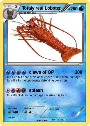 Pokemon Totaly real Lobster