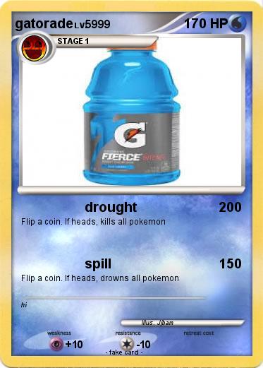 Pokemon gatorade
