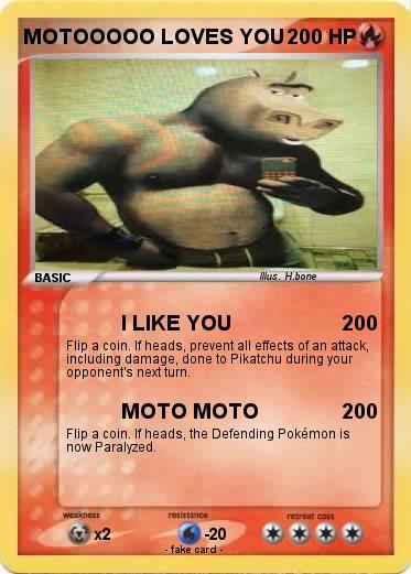 Pokemon MOTOOOOO LOVES YOU