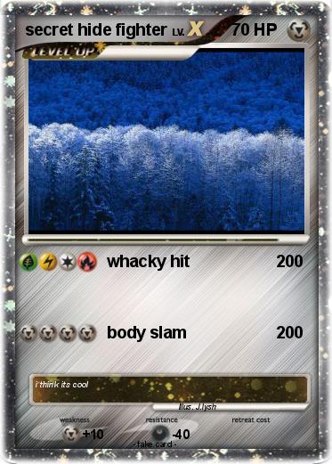 Pokemon secret hide fighter