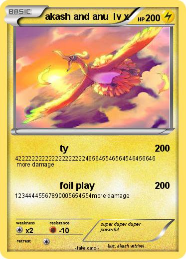 Pokemon akash and anu  lv x