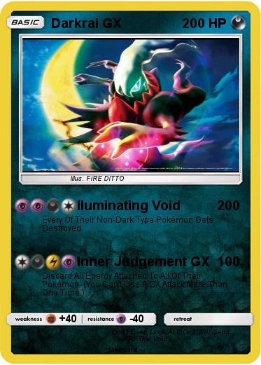 Pokemon Darkrai GX