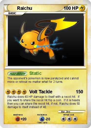 Pokemon Raichu