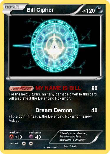 Pokemon Bill Cipher