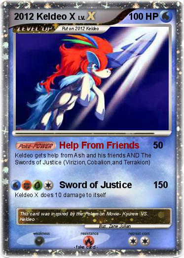 Pokemon 2012 Keldeo X
