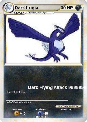 Pokemon Dark Lugia