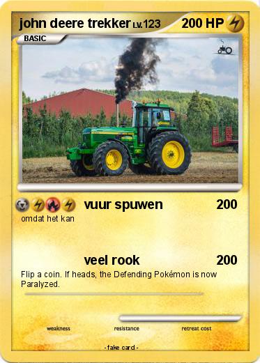 Pokemon john deere trekker