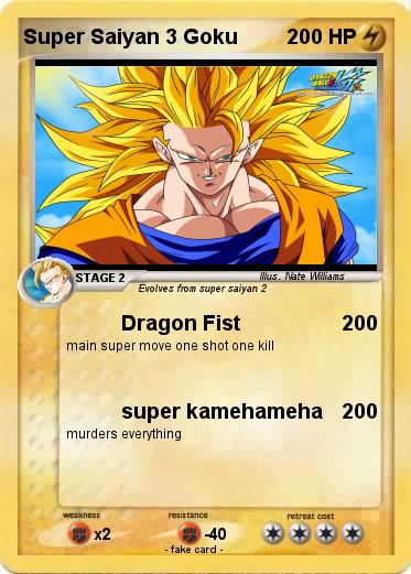 Pokemon Super Saiyan 3 Goku