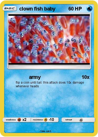 Pokemon clown fish baby