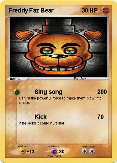 Pokemon Freddy Faz Bear