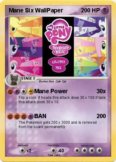 Pokemon Mane Six WallPaper