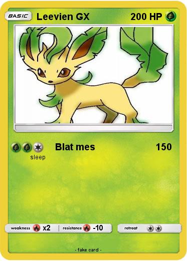 Pokemon Leevien GX
