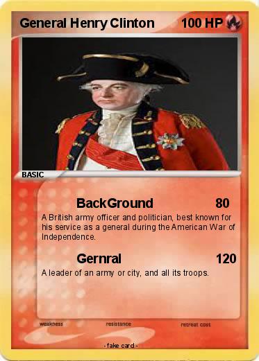 Pokemon General Henry Clinton