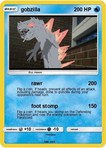 Pokemon gobzilla