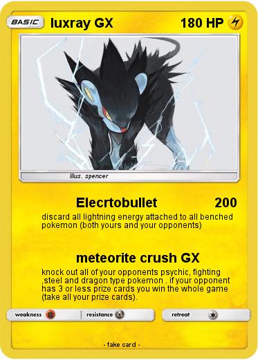 Pokemon luxray GX