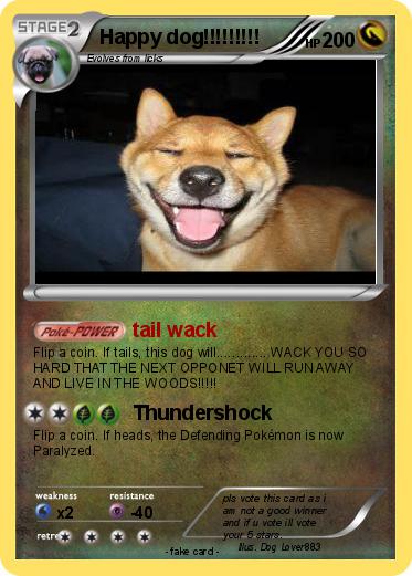 Pokemon Happy dog!!!!!!!!!