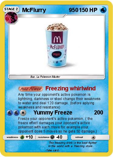 Pokemon McFlurry               950