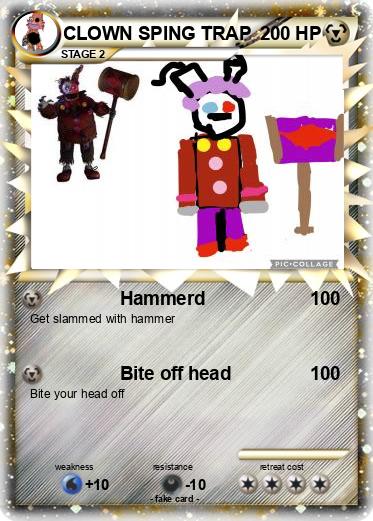 Pokemon CLOWN SPING TRAP