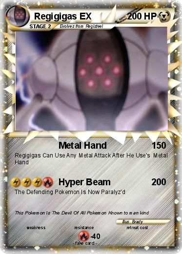 Pokemon Regigigas EX