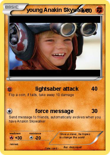 Pokemon young Anakin Skywalker