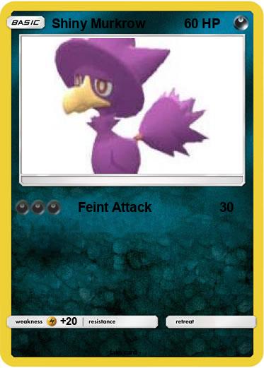 Pokemon Shiny Murkrow