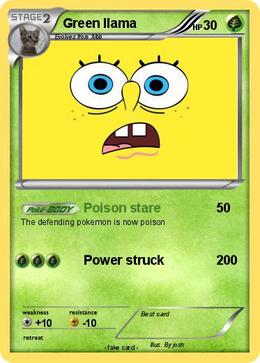 Pokemon Green llama