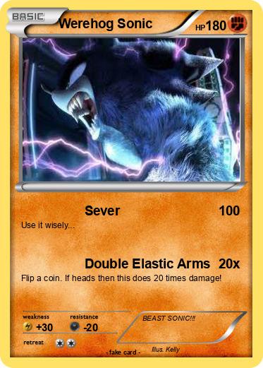 Pokemon Werehog Sonic