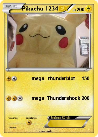 Pokemon Pikachu 1234