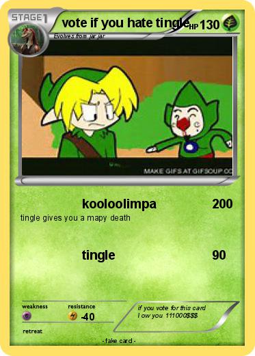 Pokemon vote if you hate tingle