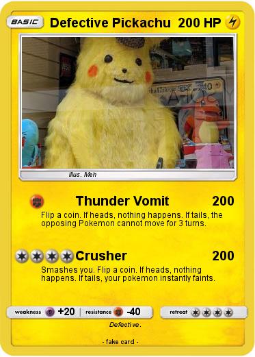 Pokemon Defective Pickachu