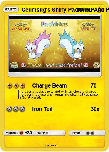 Pokemon Geumsug's Shiny Pachirisu And Pachirisu