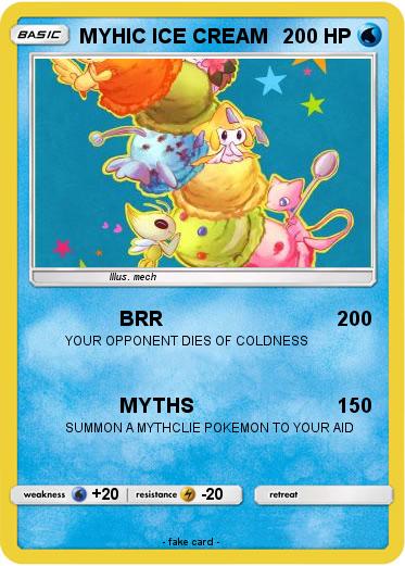 Pokemon MYHIC ICE CREAM